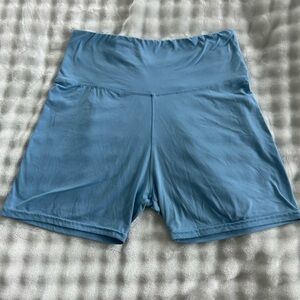 Amazon Women's Light Blue Bike Shorts